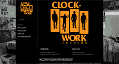 Desktop Screenshot of clockworkrecordsny.com