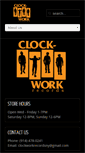 Mobile Screenshot of clockworkrecordsny.com